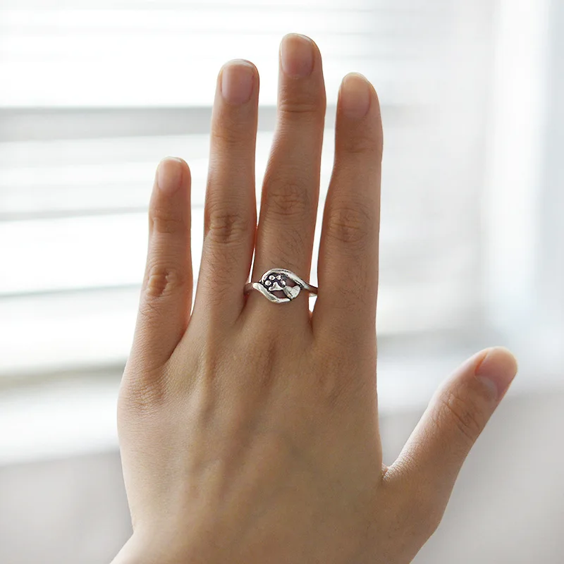 

Adjustable Opening Dog Claw Ring New Hot Sale Exquisite Jewelry Couple Birthday Gift Wholesale