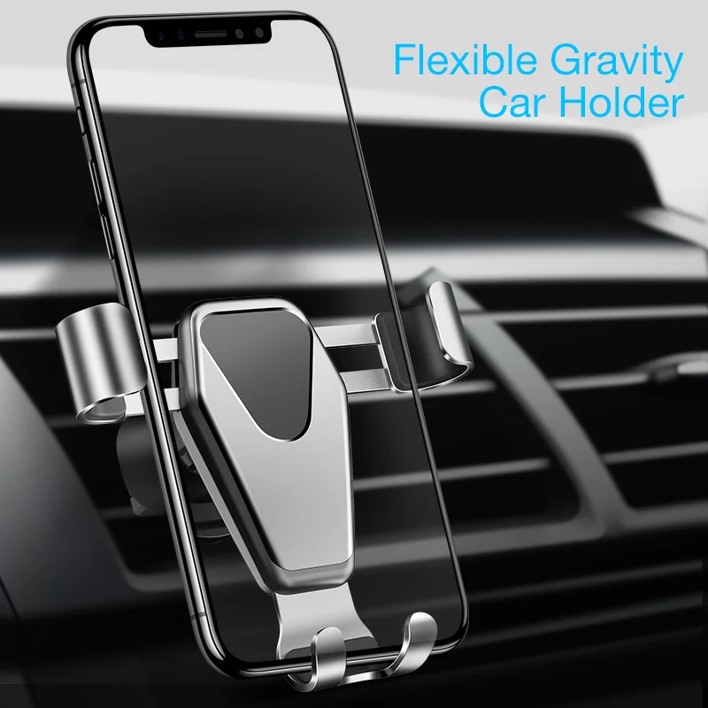 

CAFELE GPS Car Phone Holder 360 Rotation Gravity Air Vent Monut Mobile Phone Holder for iPhone X 8 Huawei P20 Lite Samsung S9