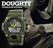 Caliente GTM hombres CAMO del ejército relojes negocios reloj Militar brillante reloj Natación Correr ciclo Chrono CAMO reloj electrónico