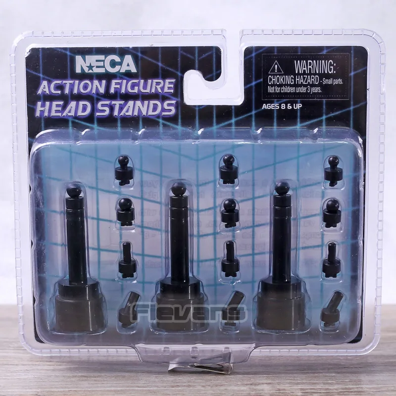 NECA экшн голова демонстрационные стенды черный 3 упаковки другие фигурки