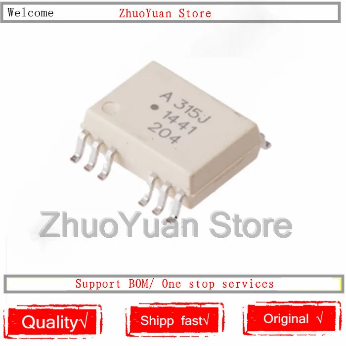 

1PCS/lot New original HCPL-315J HCPL315J HCPL-315J-000E SOP12 A315J IC chip