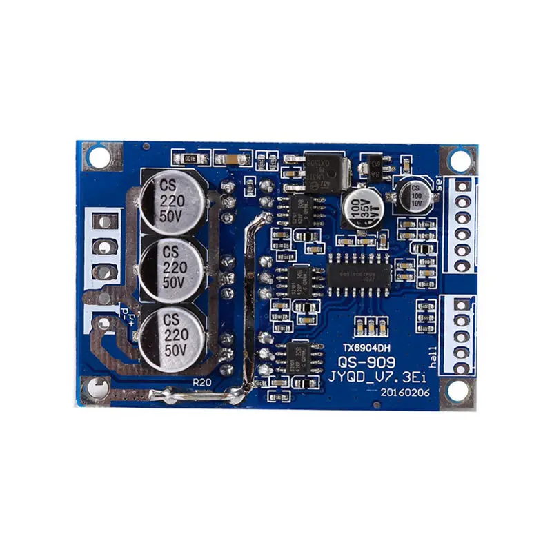 Dc 12 V 36 500W Бесщеточный мотор контроллер модуль зал сбалансированный