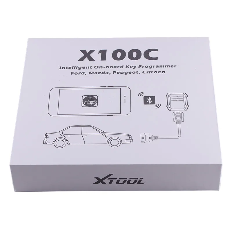 Xtool X100C Auto Key Программист для Ford для Mazda для peugeot для Citroen 4 в 1 pin код читателя X100C для android и IOS