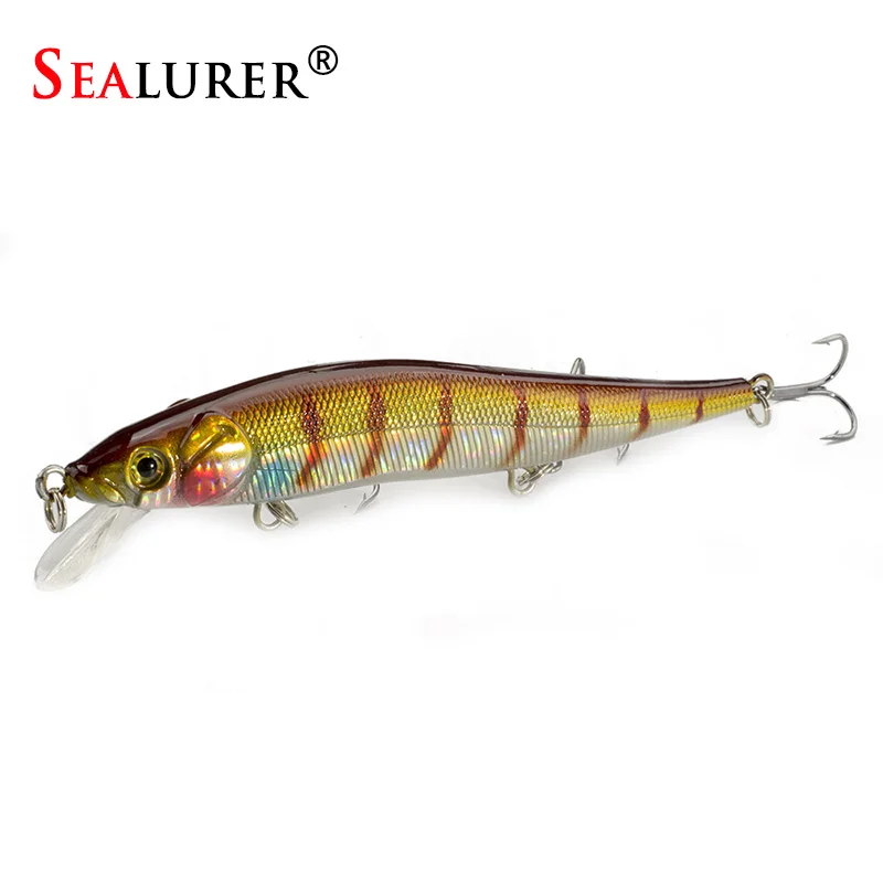 1 шт., sealurer Minnow, 11,5 см, 13,2 г, жесткая наживка, рыболовные приманки, 5 цветов, искусственные приманки Jarkbait