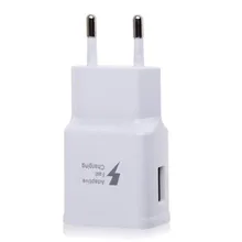 Для samsung Note9 8 S8 S9 быстрое зарядное устройство с европейской вилкой для iPhone настоящая Быстрая зарядка Xiaomi huawei дорожный адаптер 9 В/1,67 А 5 В/2 А