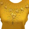 Best Buy Yellow Sweater Pull-Clothes Sueter Knitted Jumper Winter Women Lady's for Autumn Mujer 32961362132