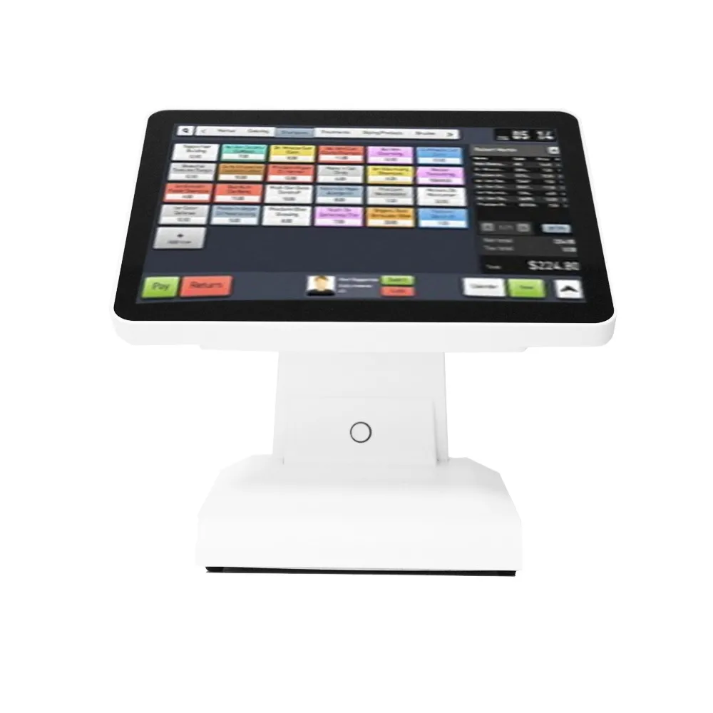 

Competitive price 15 inch pure touch screen system pos all in one windows for retail shop