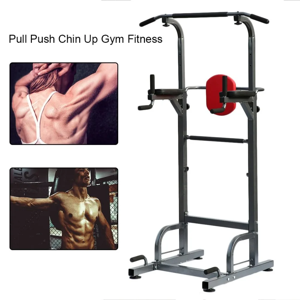 

Professional Chin Up Dip Station Power Train Tower Adjustable Pull Up Stand Rack Home Use Gym Workout Device Fitness Equipment