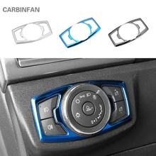 Нержавеющая Кнопка регулировки фар переключатель панель накладка для Ford Fusion Mondeo 2013 C1303