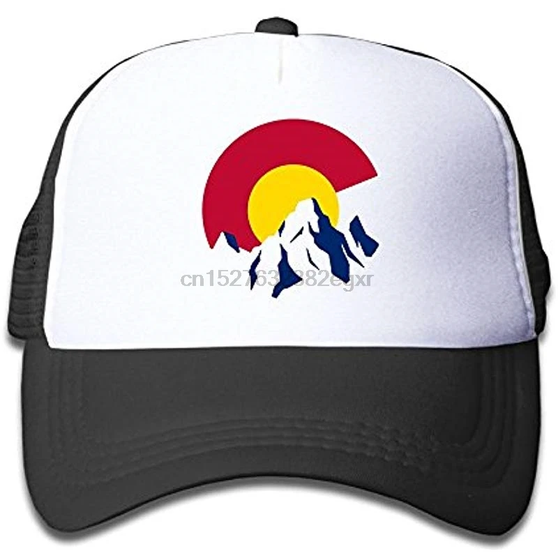 Colorado Rocky Mountain сетчатые бейсболки Молодежные регулируемые шляпы водителя