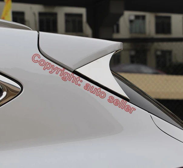 

For Hyundai Tucson 2016-2018 Stainless Steel Rear Window around cover trim