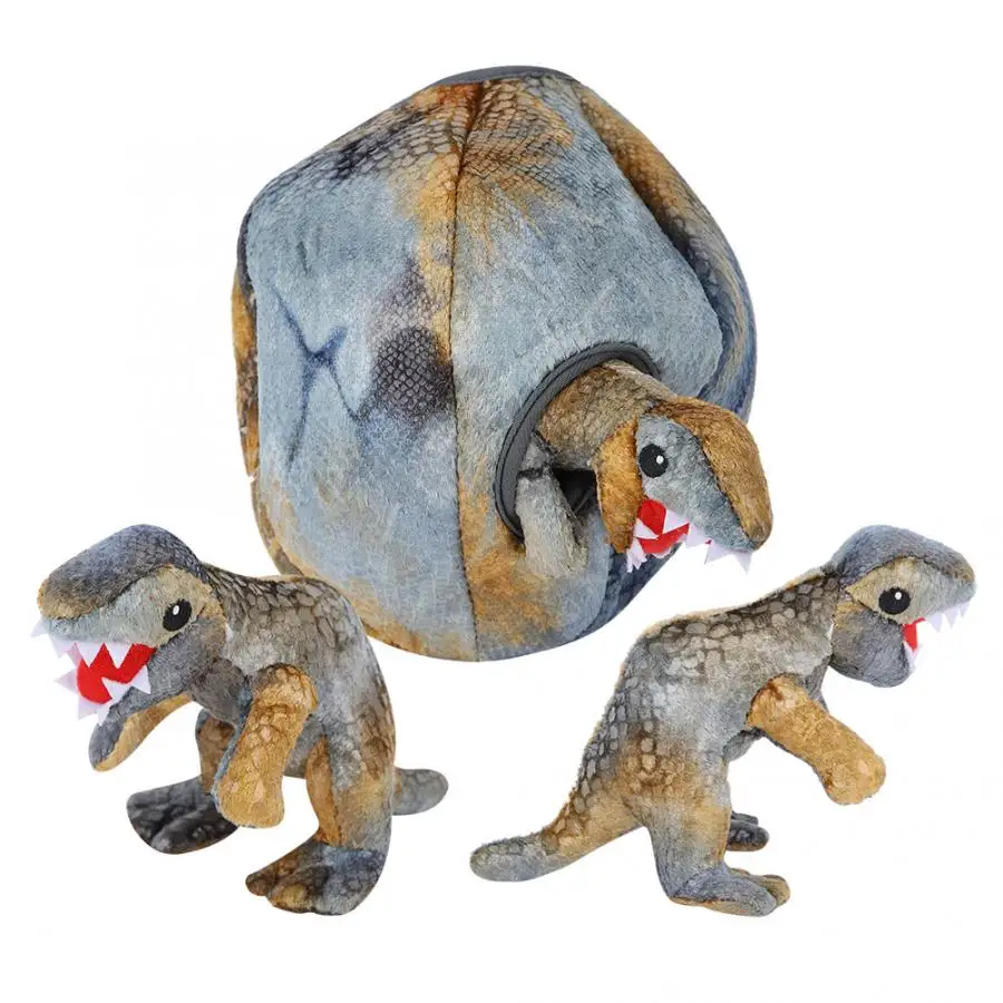 

Large Durable Dinosaur Pet Dog Squeaky Toy Hide Seek Puzzle Interactive Training Toy Kit Dog Hide Seek Puzzle Toys