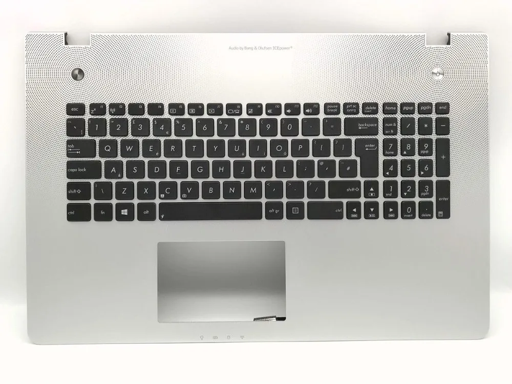 Английская клавиатура для Asus N76VB N76VJ N76VZ N76VM Top case silver palmrest | Компьютеры и офис