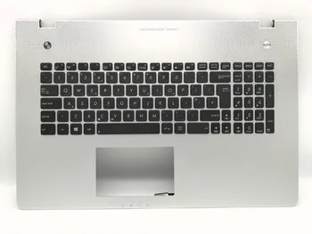 

UK keyboard for Asus N76VB N76VJ N76VZ N76VM Top case silver palmrest