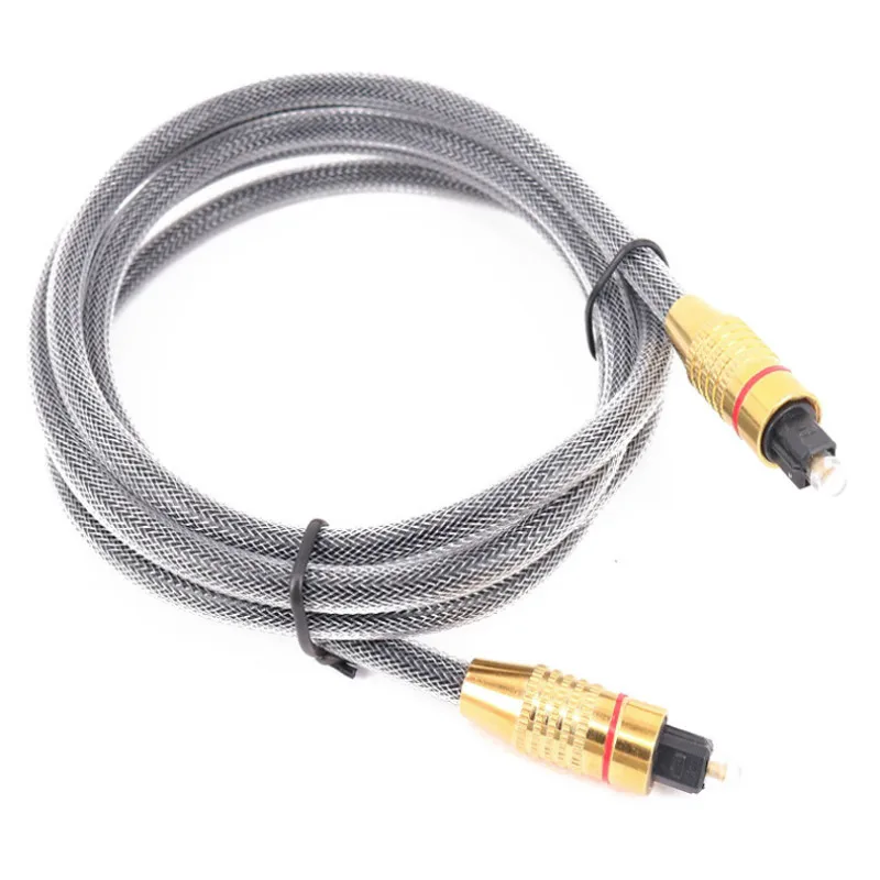 Цифровой оптический аудио кабель Toslink 1 м 3 SPDIF коаксиальный для усилителей Blu Ray