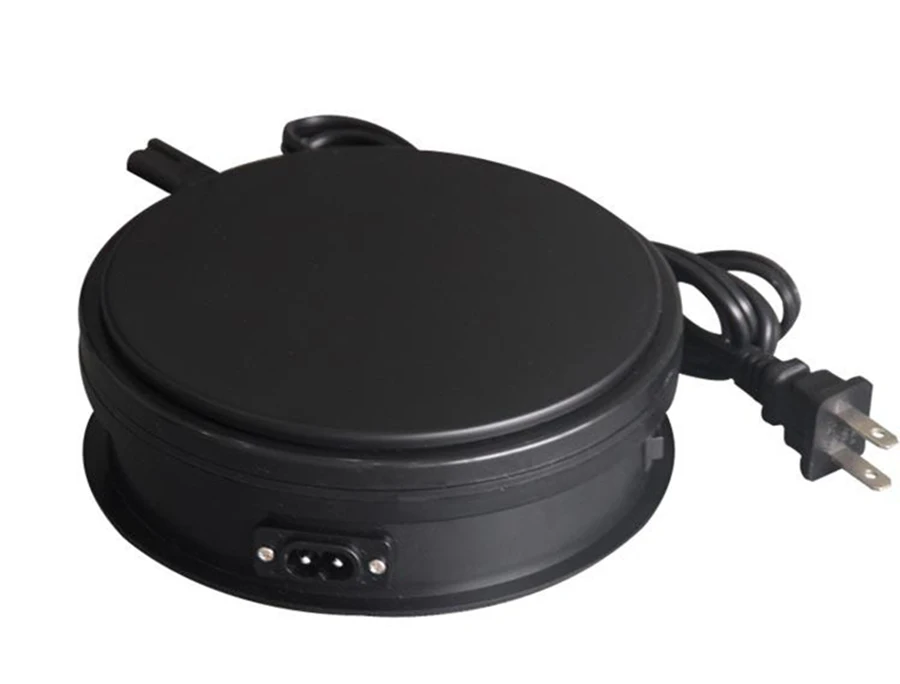 dia 15CM, h6cm plastic electric rotation retail store display turntablefor store product display electric rotary table