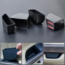 CITALL Новинка 4 шт. черный подлокотник для передней и задней двери вторичный ящик для хранения Контейнер держатель для Honda Accord 2008 2009 2010 2011 2012