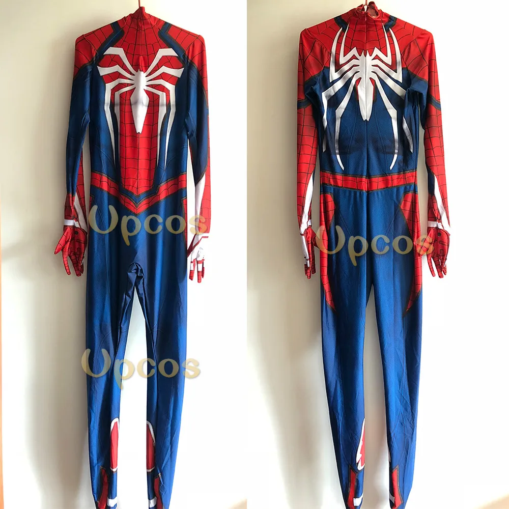 New Game PS4 INSOMNIAC Spiderman Costume 3D Print Spandex Lycra SPIDERMAN SUIT Advanced Suit Costumes Gift New Game PS4 INSOMNIAC Spiderman Costume 3D Print Spandex Lycra SPIDERMAN SUIT Advanced Suit Costumes Gift