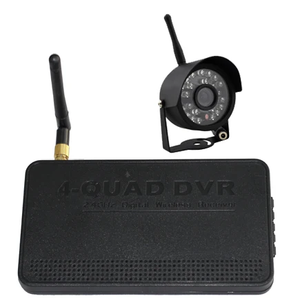 

Wireless Camera Digital Wireless DVR Kit with weatherproof night vision camera,  Support 32G SD card Motion Detection recording