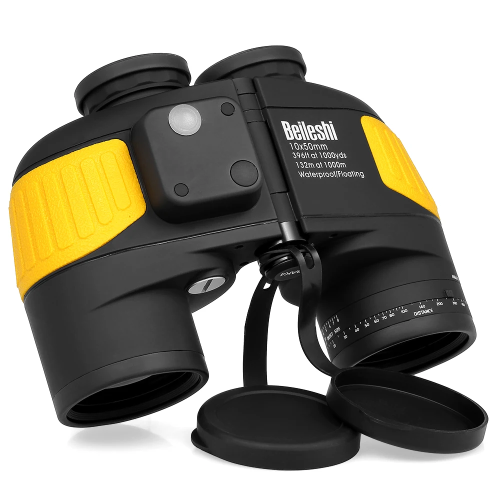 Beileshi Professional Hunting Binocular Admiral Binocular Telescope Compass Marine Navigation