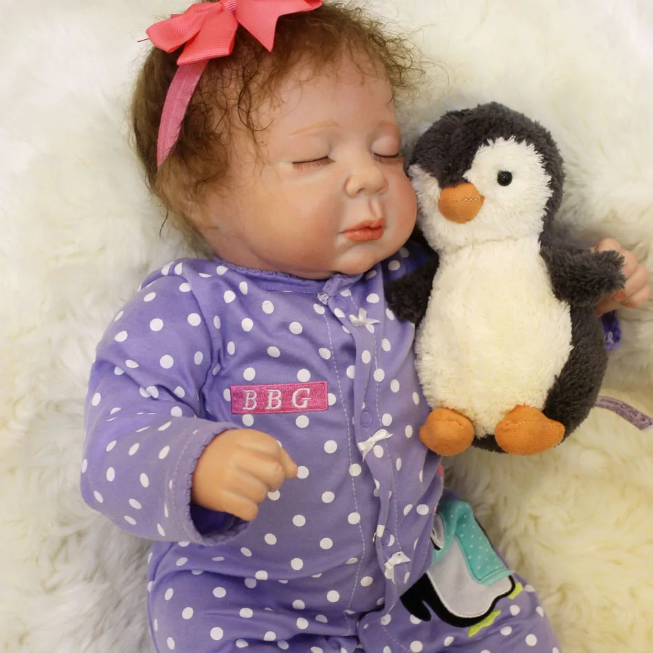 OtardDolls 50 см реалистичные куклы для новорожденных мягкие силиконовые виниловые
