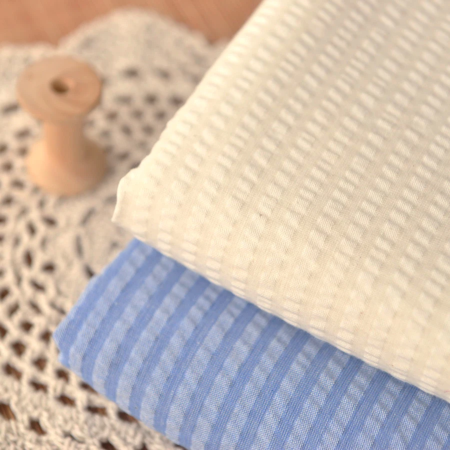 

Bubble Stripes Pure Cotton Fabric Shirt Blouse, Children's fabrics Fabric