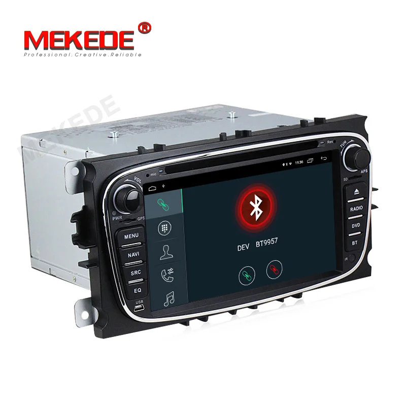 Top Car Multimedia player Android 9.1 GPS navigation audio 2 Din For FORD/Focus/Mondeo/S-MAX/C-MAX/Galaxy RAM 2G ram 32G rom Radio 4