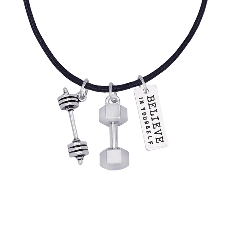 5 шт./лот металлические антикварные посеребренные штанги из сплава верим в себя