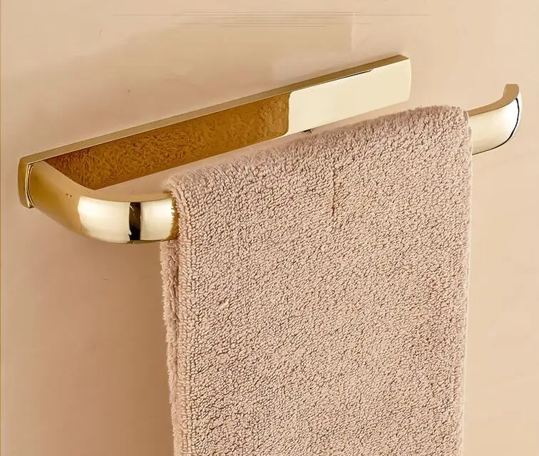 Preise Messing Bad Zubehör Set, Gold Platz Papier Halter, Handtuch Bar, Seife korb, Handtuch Rack, glas Regal bad Hardware set