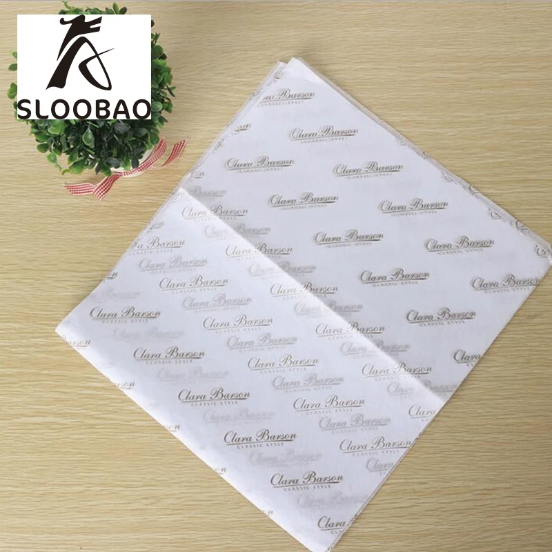 Free shipping Custom brand logo name printed gift garment shoes tissue