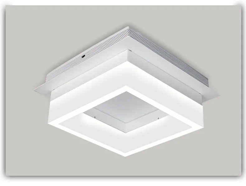 Современные круглый квадратный 20 см светодиодный потолочный светильник проход прихожей Кухня освещение вниз свет коридор Лестницы белый светильник