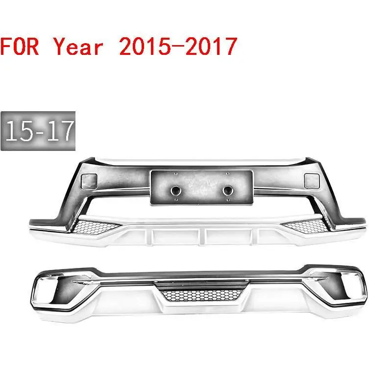 Стайлинг протектор внешние аксессуары задний диффузор передний тюнинг губ автомобильные бамперы 12 13 14 15 16 17 18 для Toyota Highlander - Цвет: Number 15