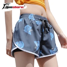 Queshark шорты для бега для женщины Спортивная одежда быстросохнущие воздухопроницаемые шорты для йоги гимнастические шорты для фитнеса