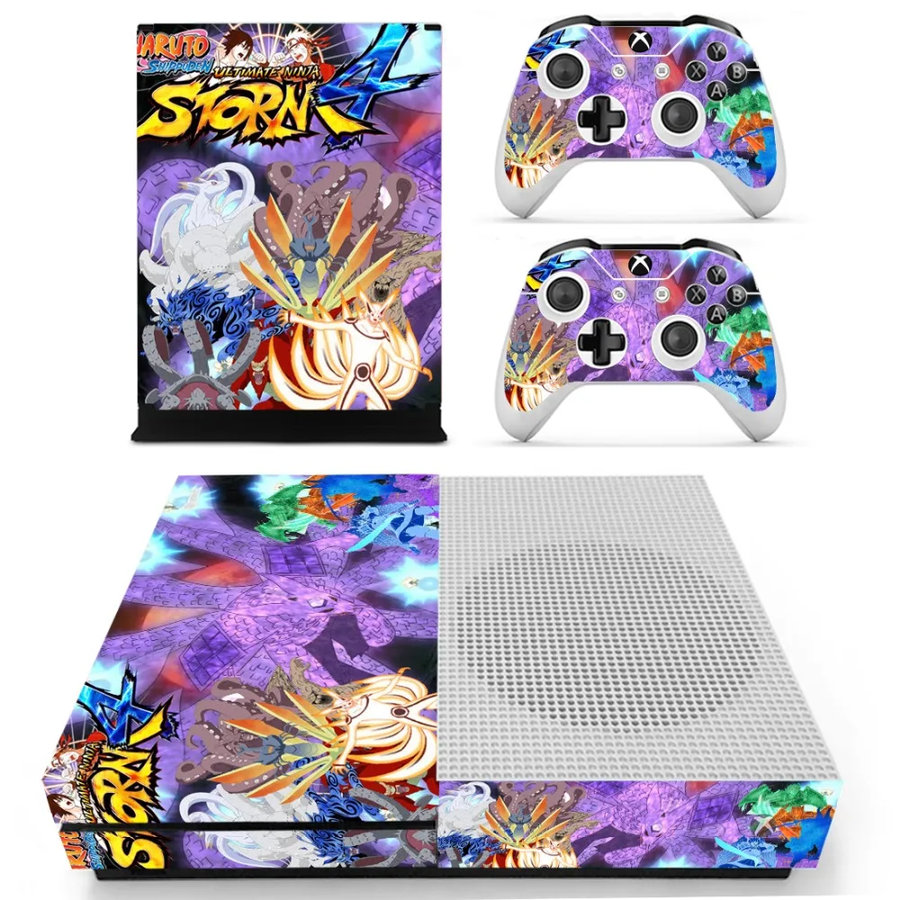Виниловая наклейка наруто для консоли Xbox One S и контроллеров Slim Skin|Наклейки| |