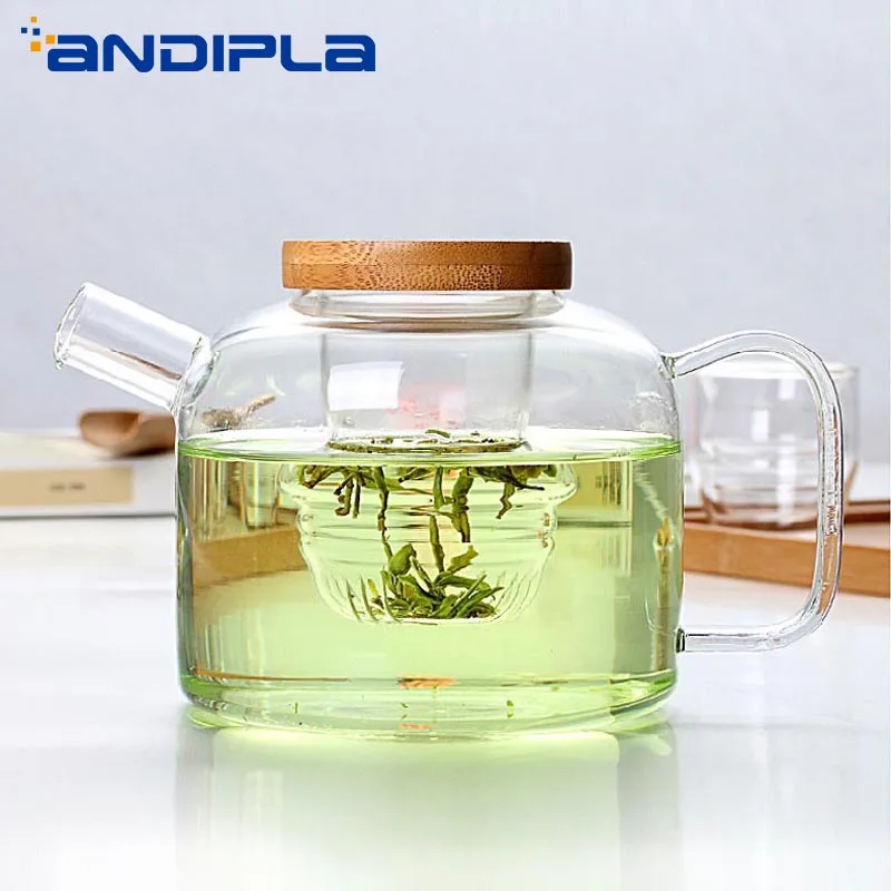 750ml High Capacity Lemon Flower Tea Kettle Heat Resistant Glass Kung Fu Set Electric Ceramics Heaters Dedicated Boil Teapot | Дом и сад