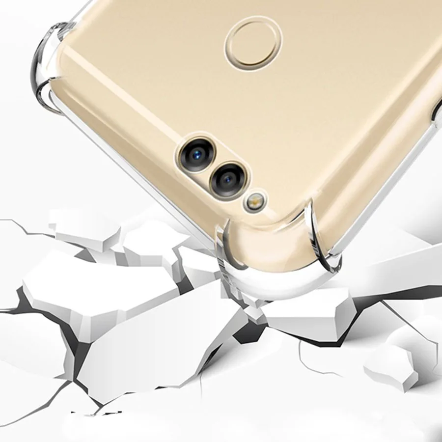 

For Huawei Y3 Y5 Y6 Y7 2017 Y7Prime Enjoy7 PLUS Play6 Maimang6/Mate10Lite/Nova2i/Honor 9I honor 7X V9 Shockproof Clear Soft Case