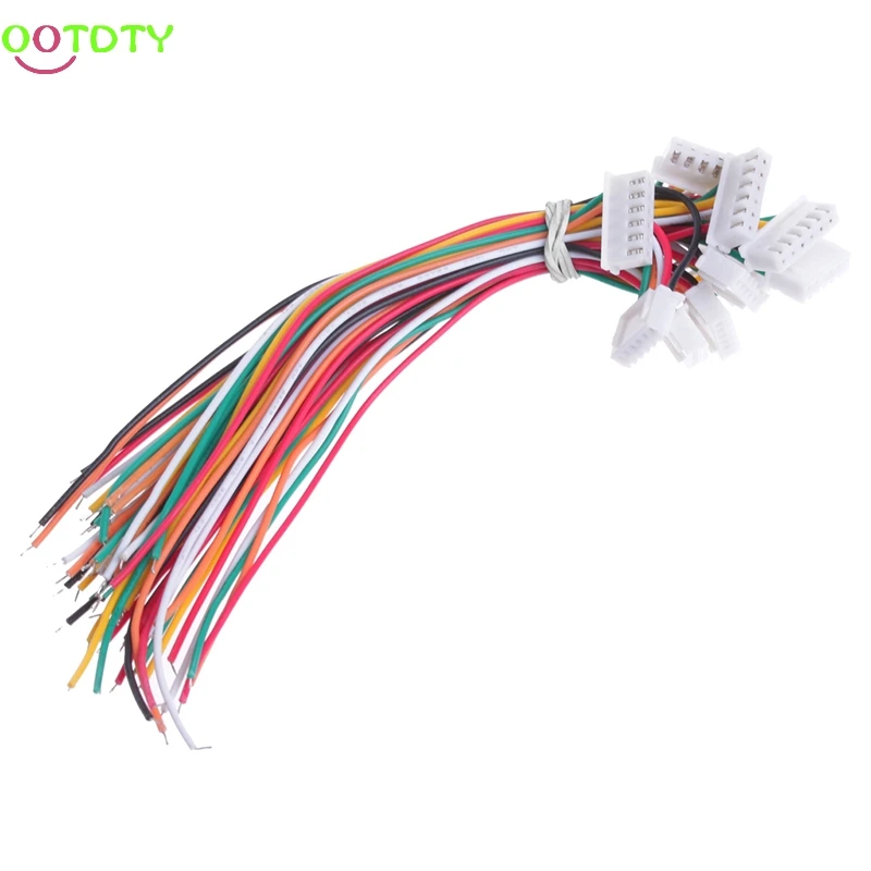 10Pcs 150MM 6S1P Lipo Battery Balance Charger Connector Adapter Plug Cable Wire