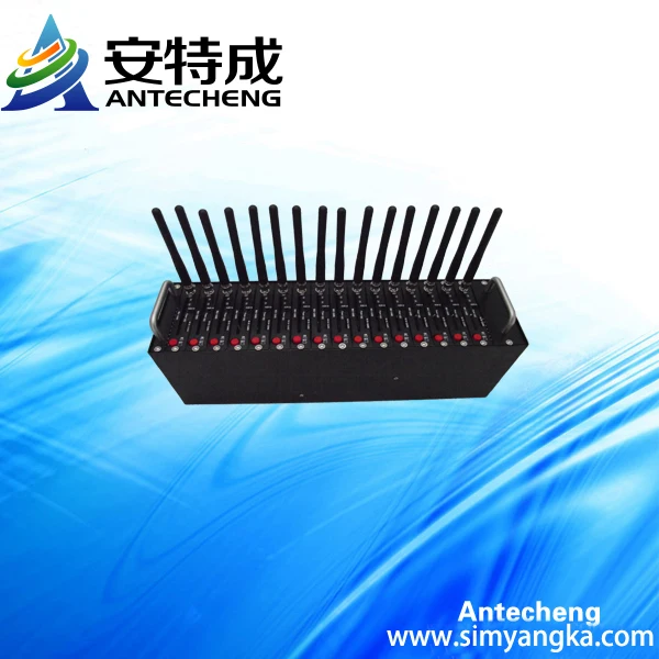 16 ports bulk sms gsm industrial modem pool Q24plus For bulk sms marketing