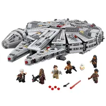 LEPIN 05007 Star Wars Millennium Falcon building blocks Kids minifigures Bricks Toys Compatible with legoed 10467 Christmas Gift