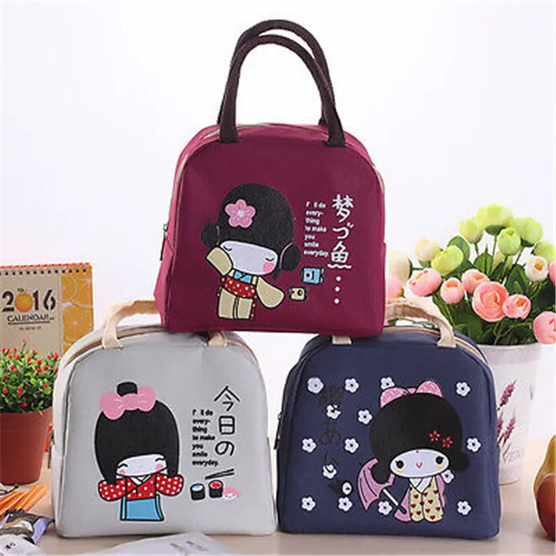Thermal Cooler Insulated Waterproof Lunch Box Storage Picnic Bag Pouch Portable Cute