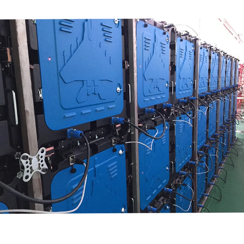 640*640 мм P10 Открытый водонепроницаемый SMD3535 прокатный видеошкаф литье под