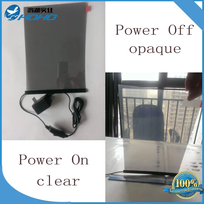 

SUNICE Use for Privacy 297mmx210mm Smart film A4 Size Demonstration Sample ( white and grey smart film sample Kit) Test Sample