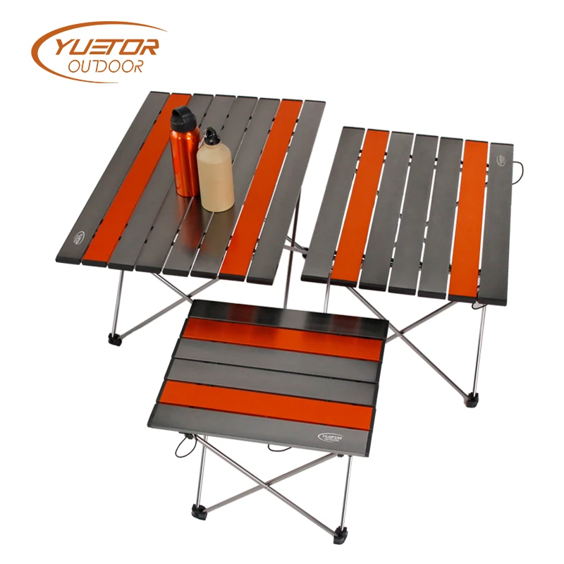 YUETOR OUTDOOR HOT New Small Size Ultra Light Portable Foldable Folding Table Desk Camping Outdoor