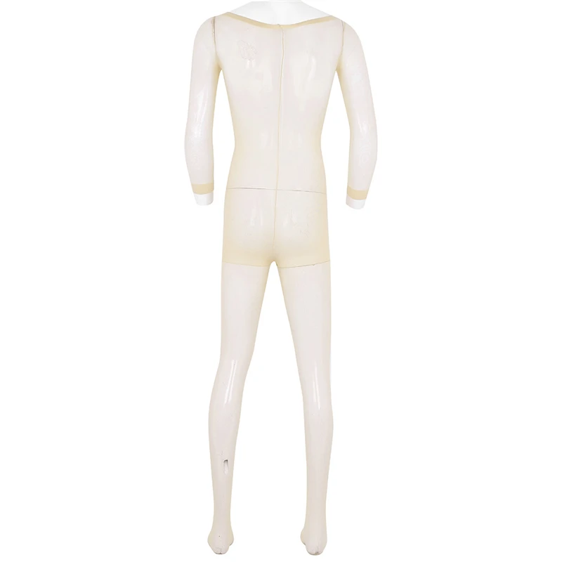 Sexy Men Full Body stockings Transparent Bodysuit Pantyhose Closed Sheath Long Sleeve Tight Stocking Erotic Lingerie