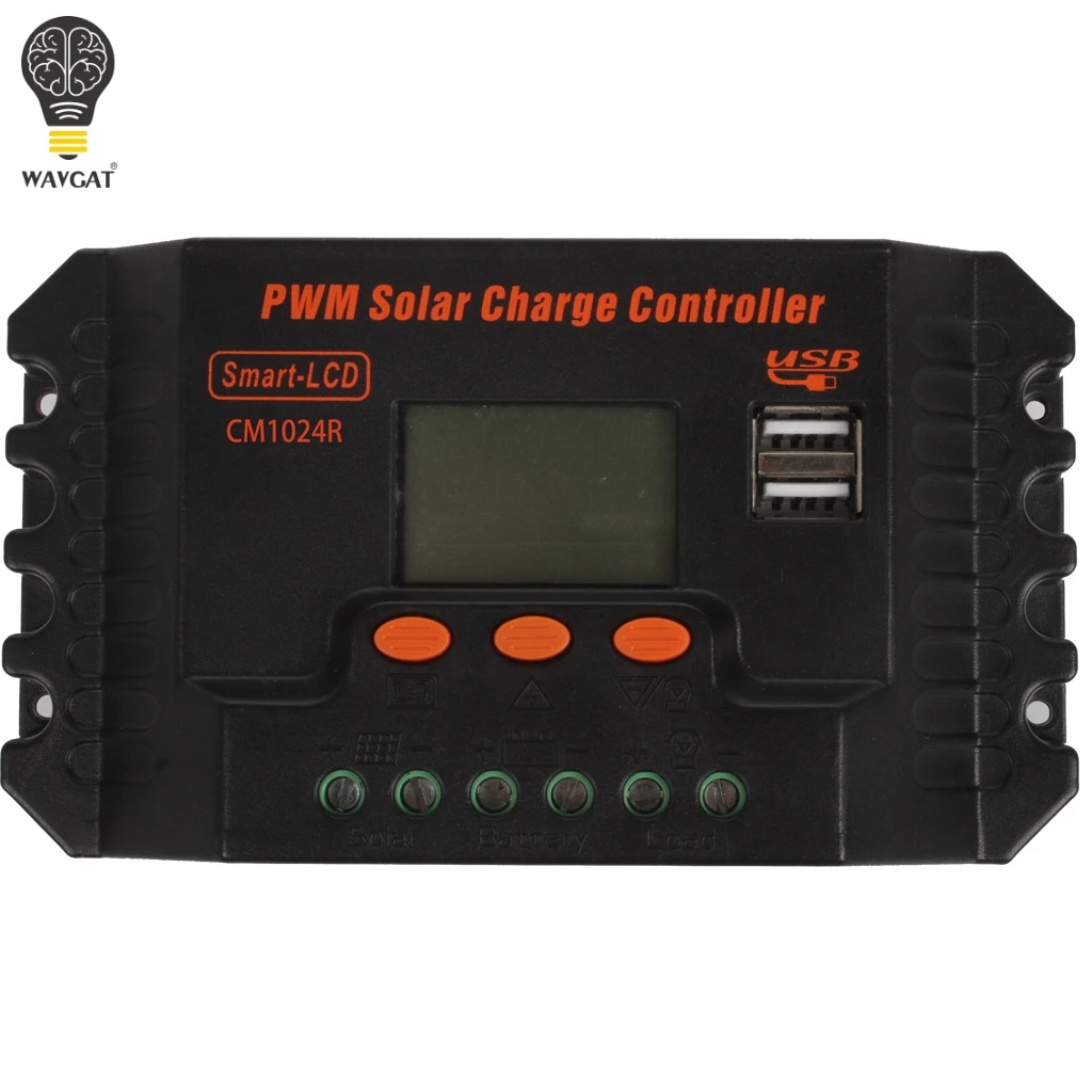 

10A solar controller 12v24V LCD LCD display light control, control of the street lamp controller