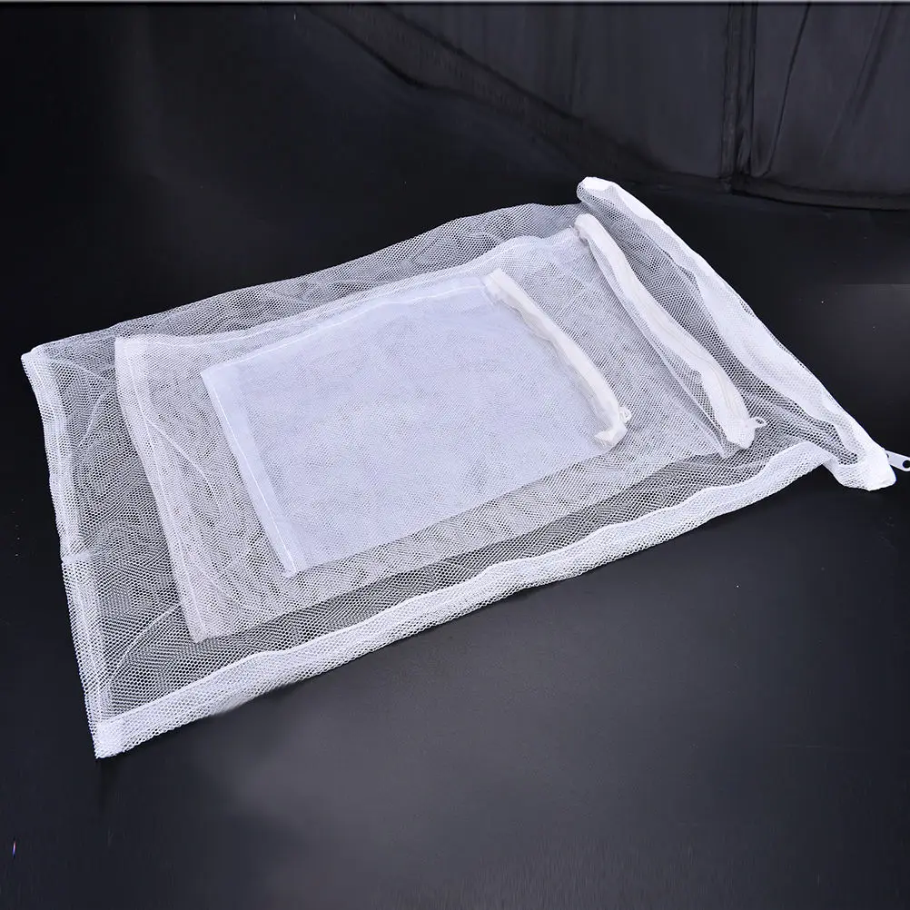 

1Pcs Aquarium Fish Tank Pond Filter Net Bag For Bio Ball Carbon Media Ammonia Bag Isolation Bag Size SML Mesh Bag