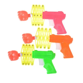 

Hot Diy Plastic Elastic Telescopic Fist Gun Magic Tricks Toys Manual Toy Kids Toys For Children