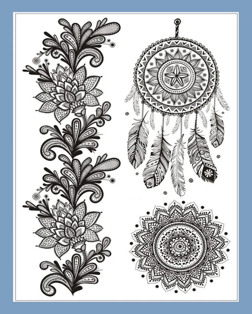 1 sheet waterproof black bow decoration lace tattoo punk tattoo 1 sheet waterproof black bow decoration lace tattoo punk tattoo