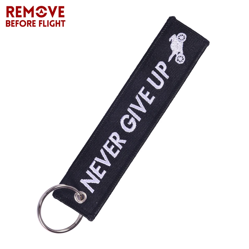 Remove Before Flight Keychain 6 5 4 3 2 N 1 Launch Keychain For Motorcycles Key Never Give Up Embroidery Happiness Keychain Keychain For Motorcycle Flight Keychainremovable Keychain Aliexpress