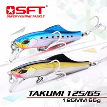 Sea Sinking Minnow Fishing Lure  125MM 65G Laser Hard Artificial Bait 3D Eyes Wobblers Wobble